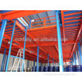 Steel H beams used Mezzanine Rack with long span structure
